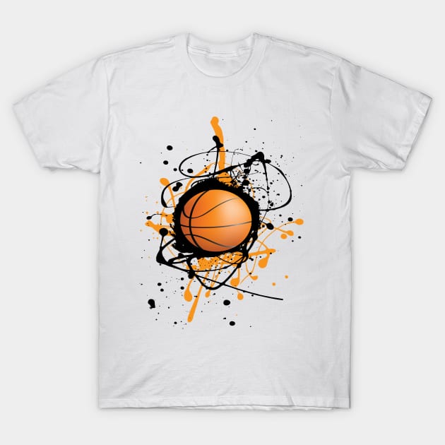 Basketball T-Shirt by ProjectX23Red